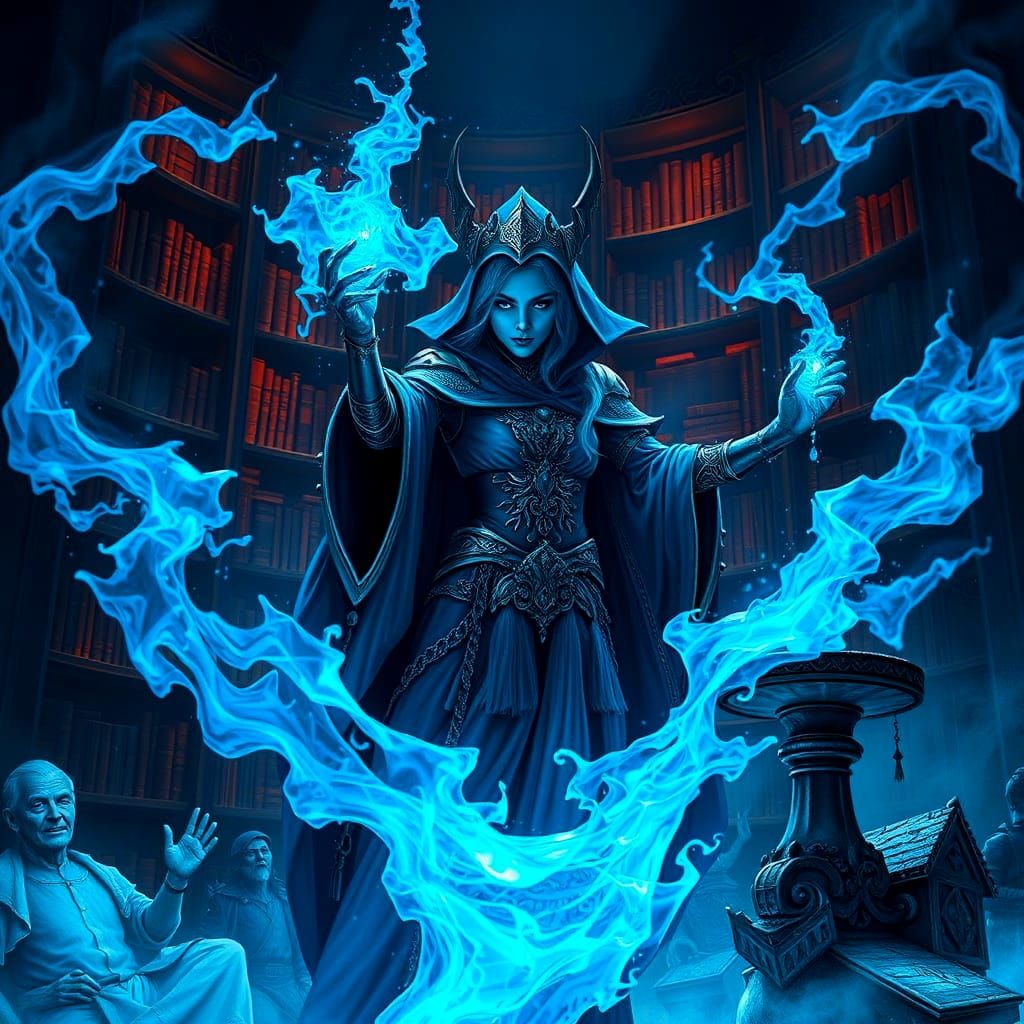 Gothic Sorceress Masterpiece in Dark Fantasy Digital Art