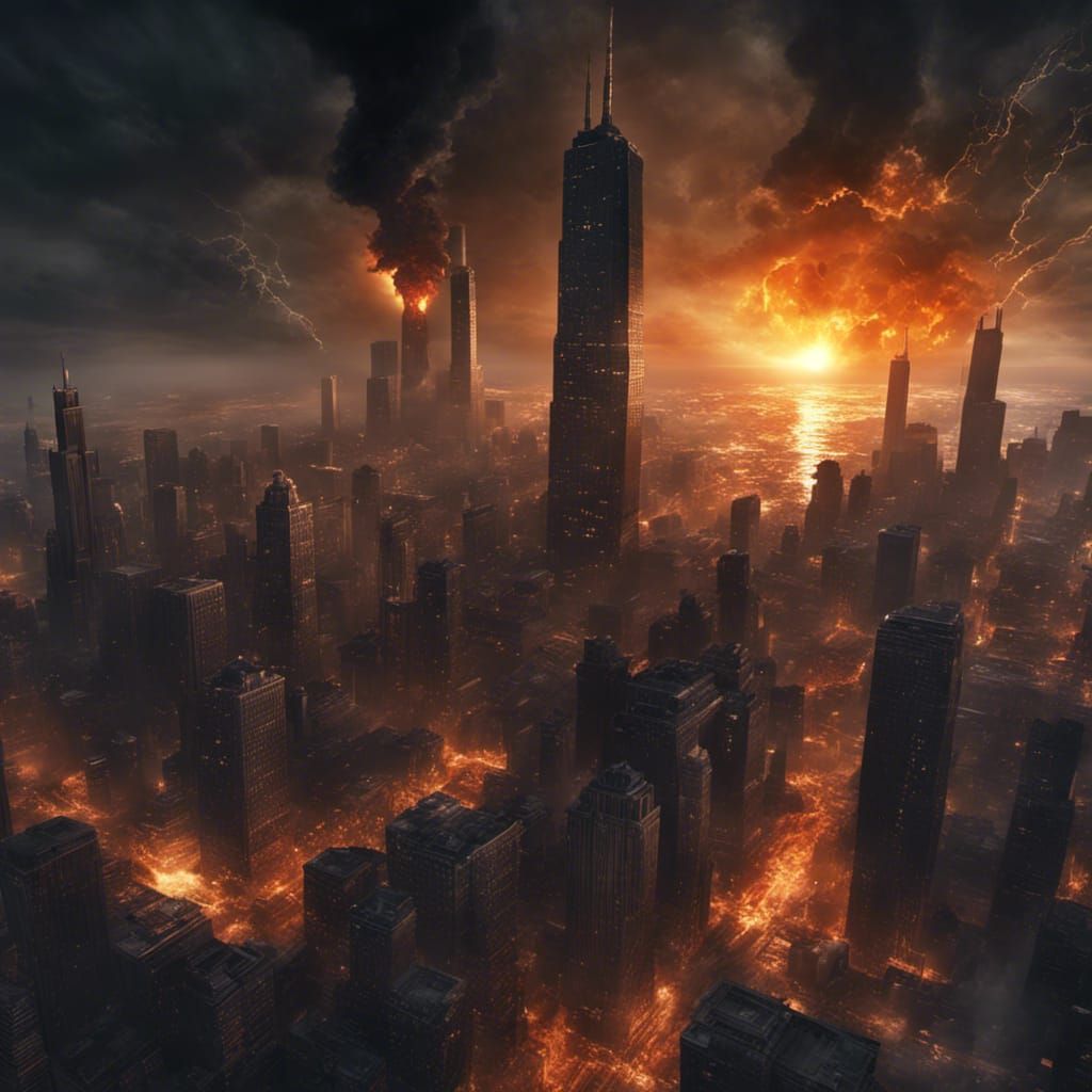 Chicago after explosion