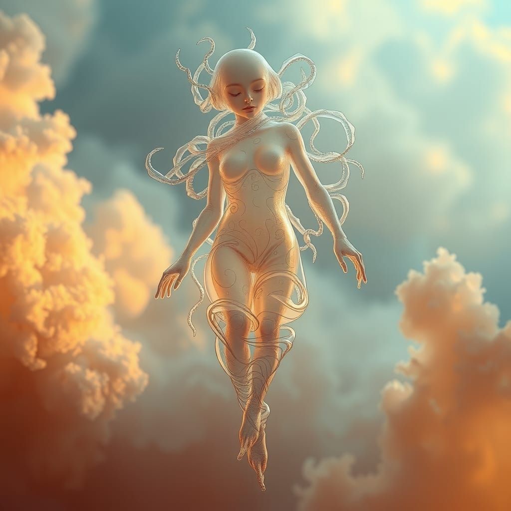 A person made of jelly ,