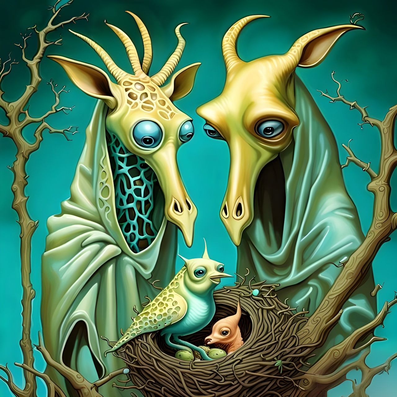 One Flew Over the Cuckoo's Neck