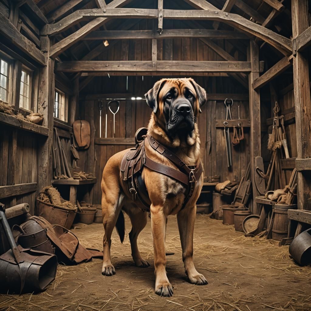 Mastiff Mount for a halfling