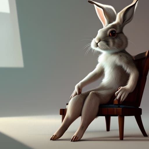 Hare in a Chair!