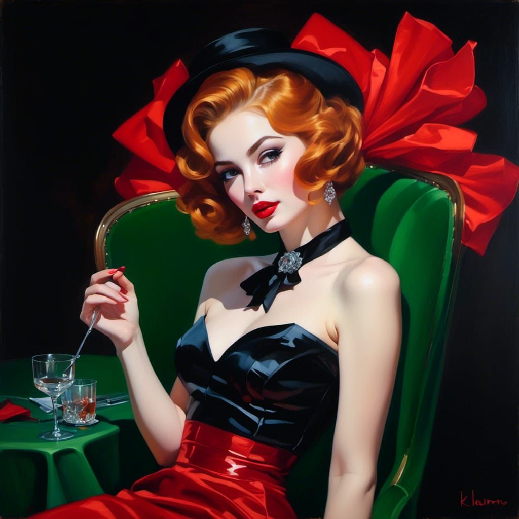 Poison Girl Portrait with LoRA Model Aesthetic