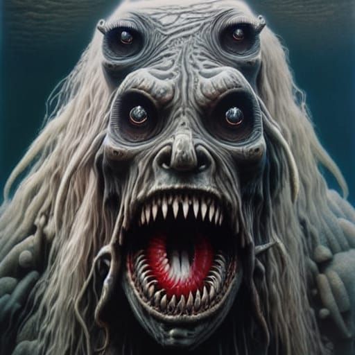 Dark, Primordial Monster Emerges from Ocean Depths in Cinema...