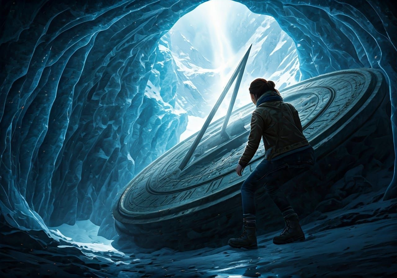 Himalayan Ice Cave Sundial: Crystalline Light Adventure