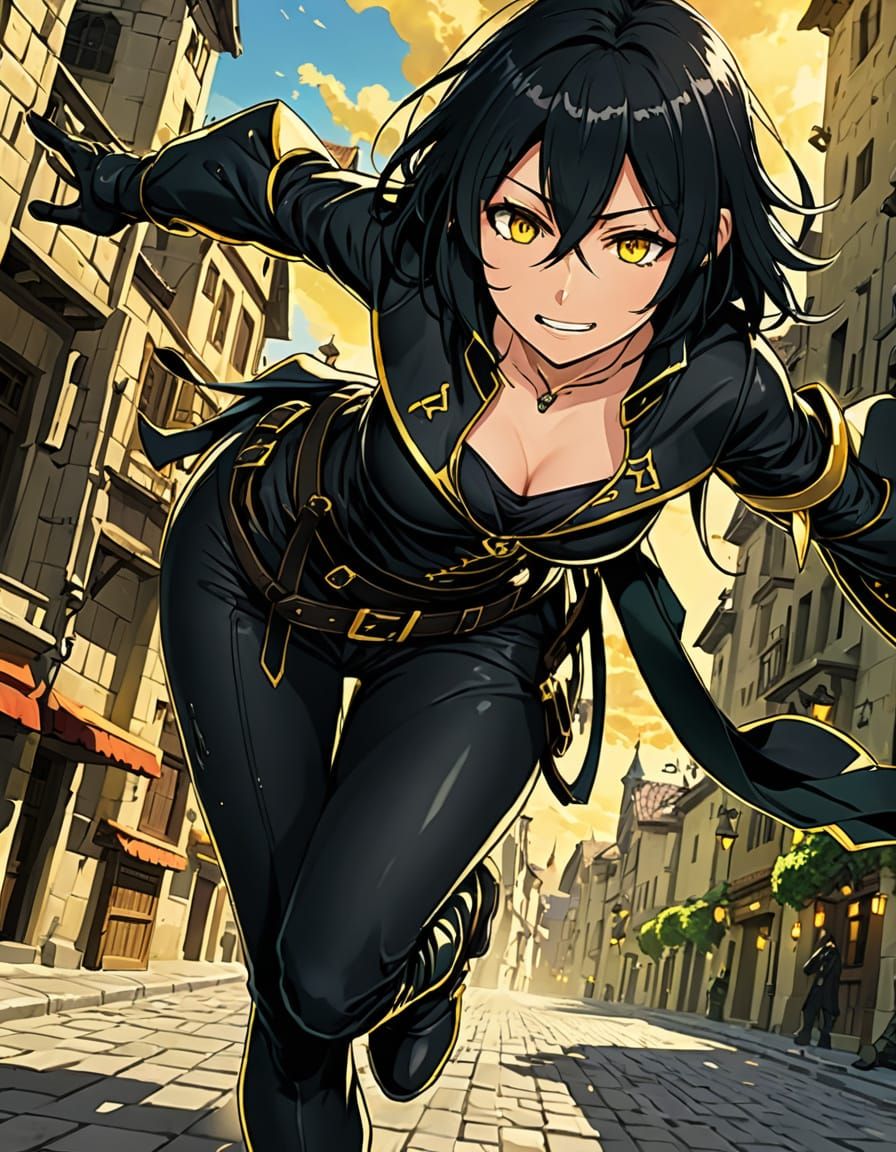 Anime Runner in Emerald City