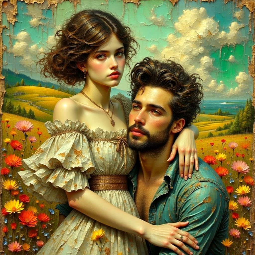 Ethereal Portrait of a Free-Spirited Ballerina in Dreamy Sof...