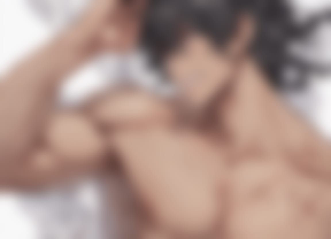 Anime Boy with Scars in Manga Style