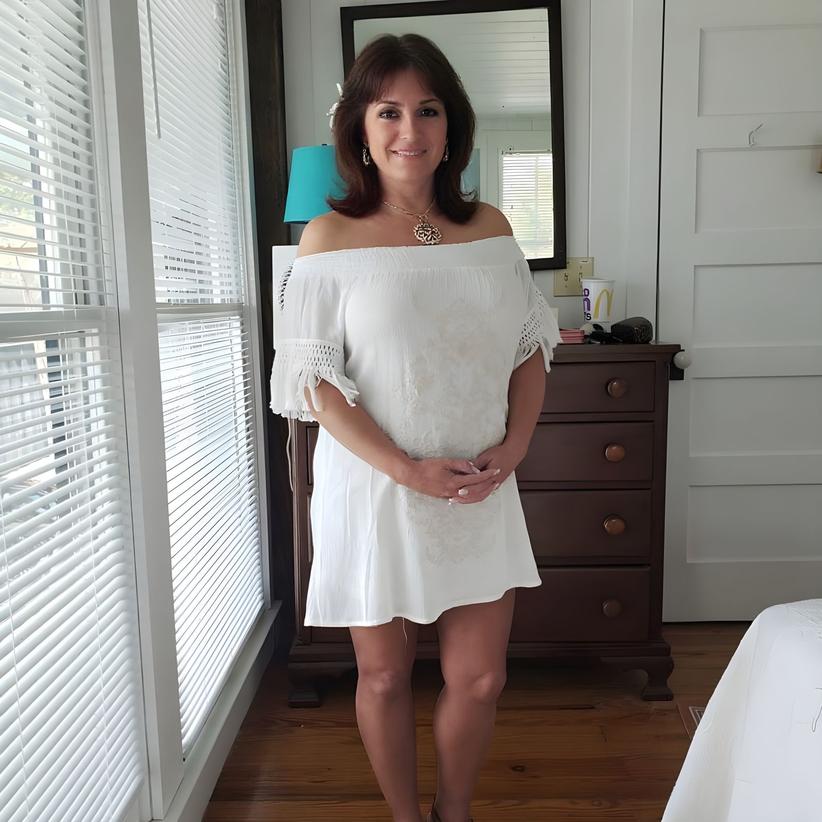 1980s Portrait with Classic Makeup and Hair