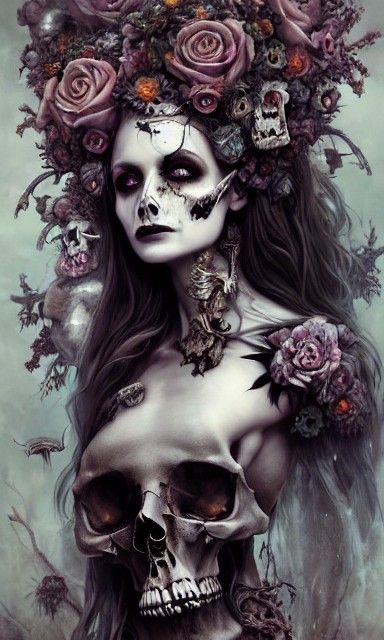 Goddess of Death and Decay: A Maximalist Portrait
