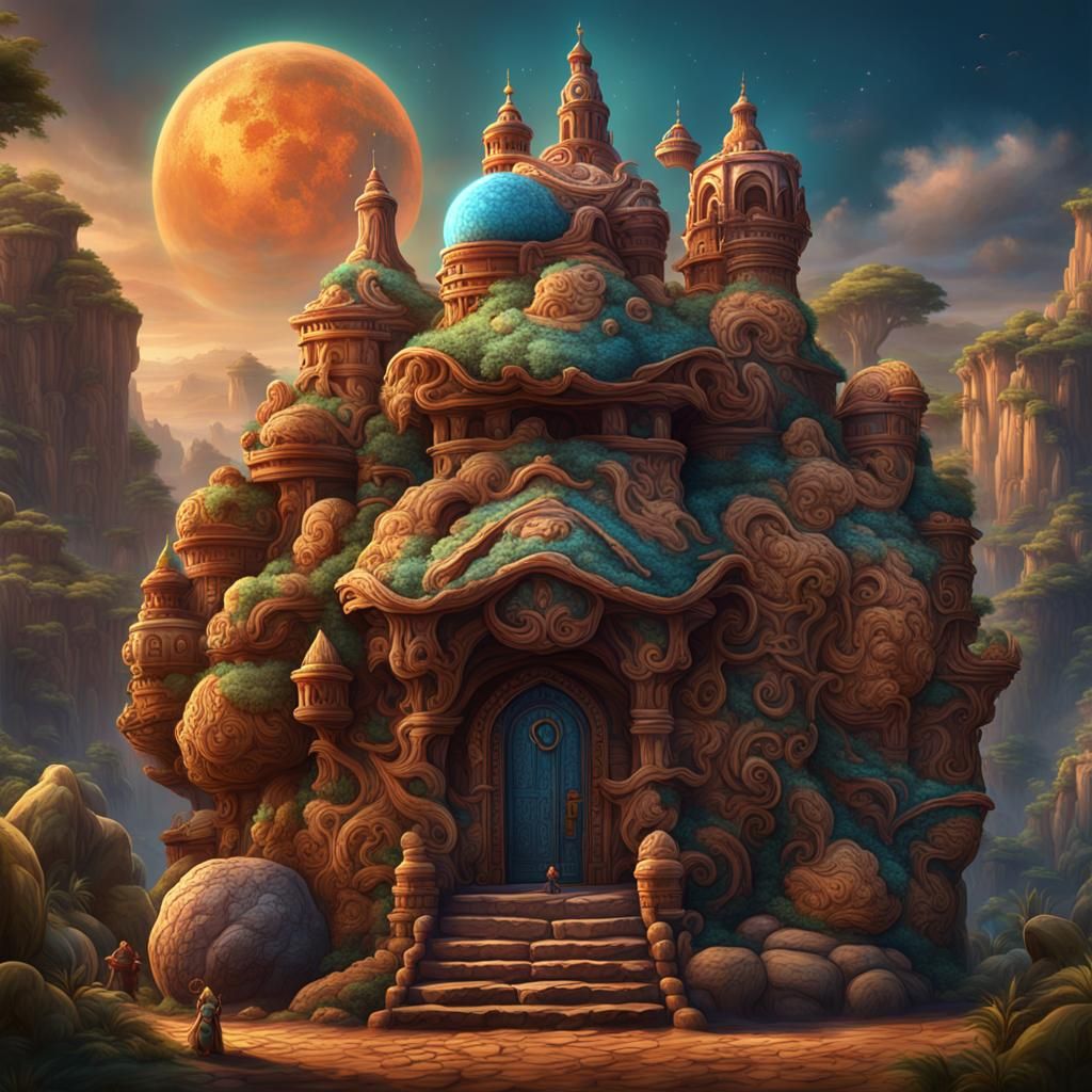 Logo of a Detailed Doll for Peanut Sales