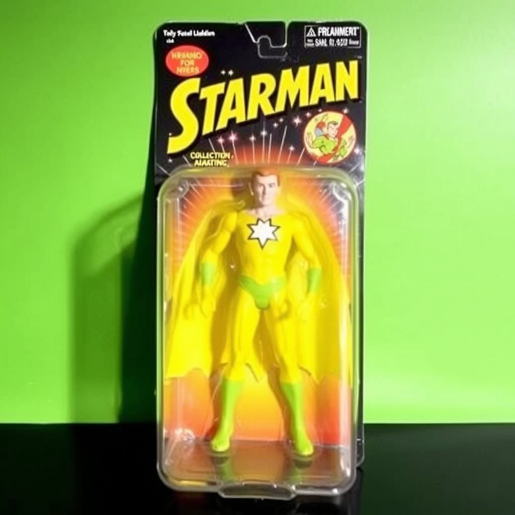 Vintage Superhero Action Figure in Original Packaging