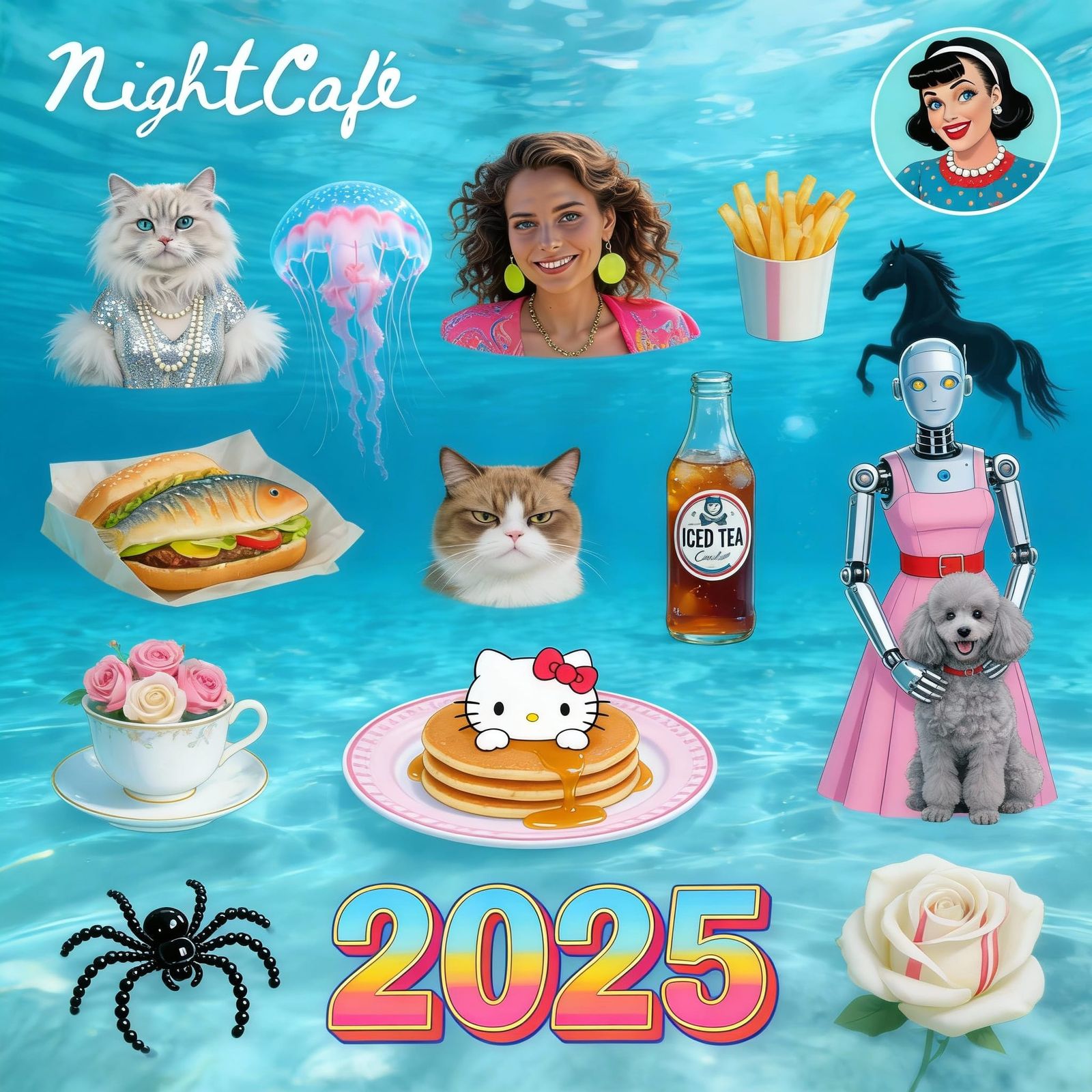 AI Art Collage: 2025 Highlights