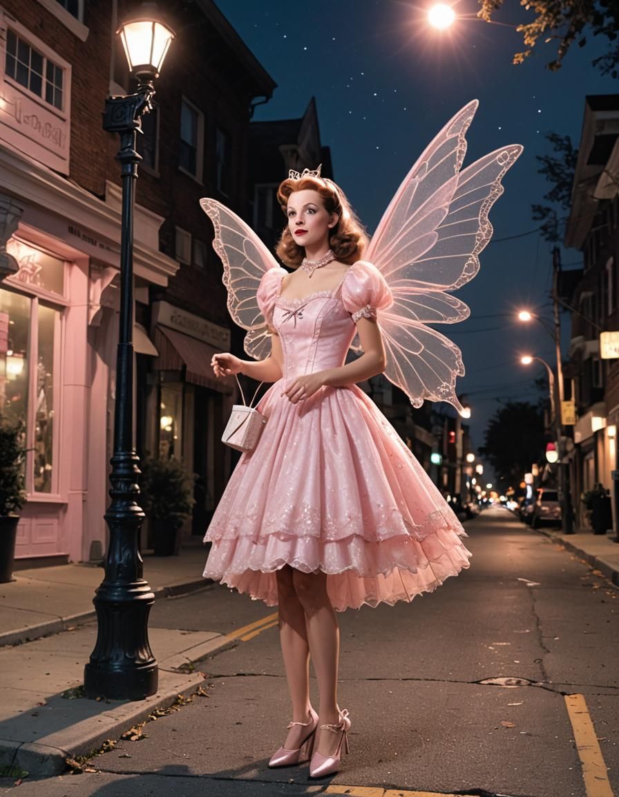 Good Witch Smoking in Bad Neighborhood at Night