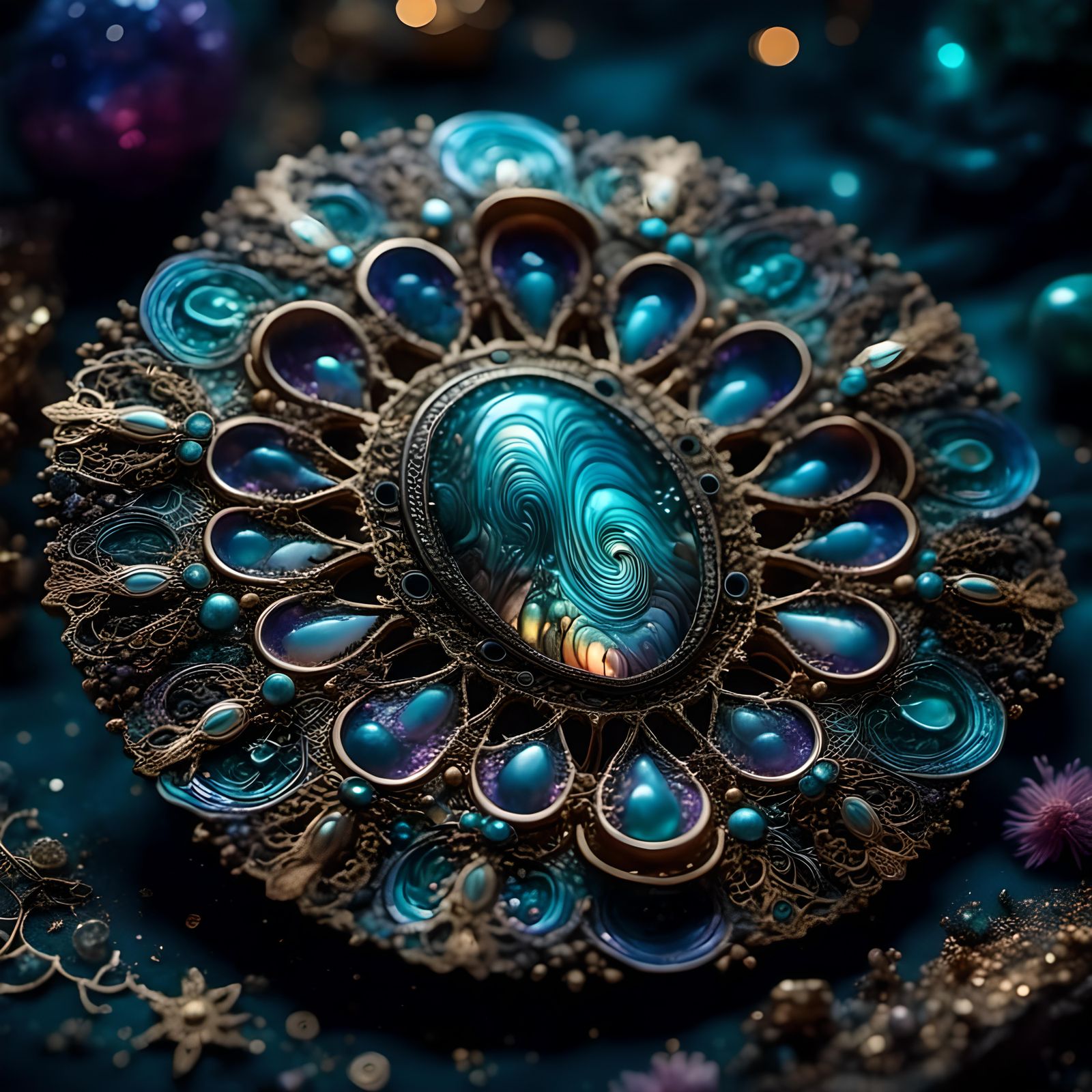 Abalone Amulet: Ancient Iridescent Artifact