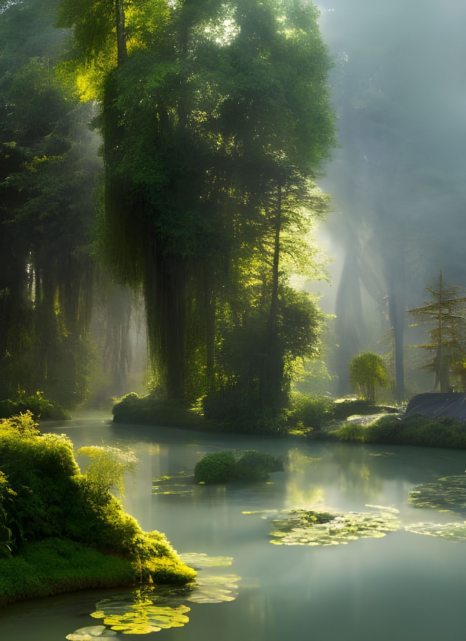 Lush Garden greets Non-Human in Surreal Style