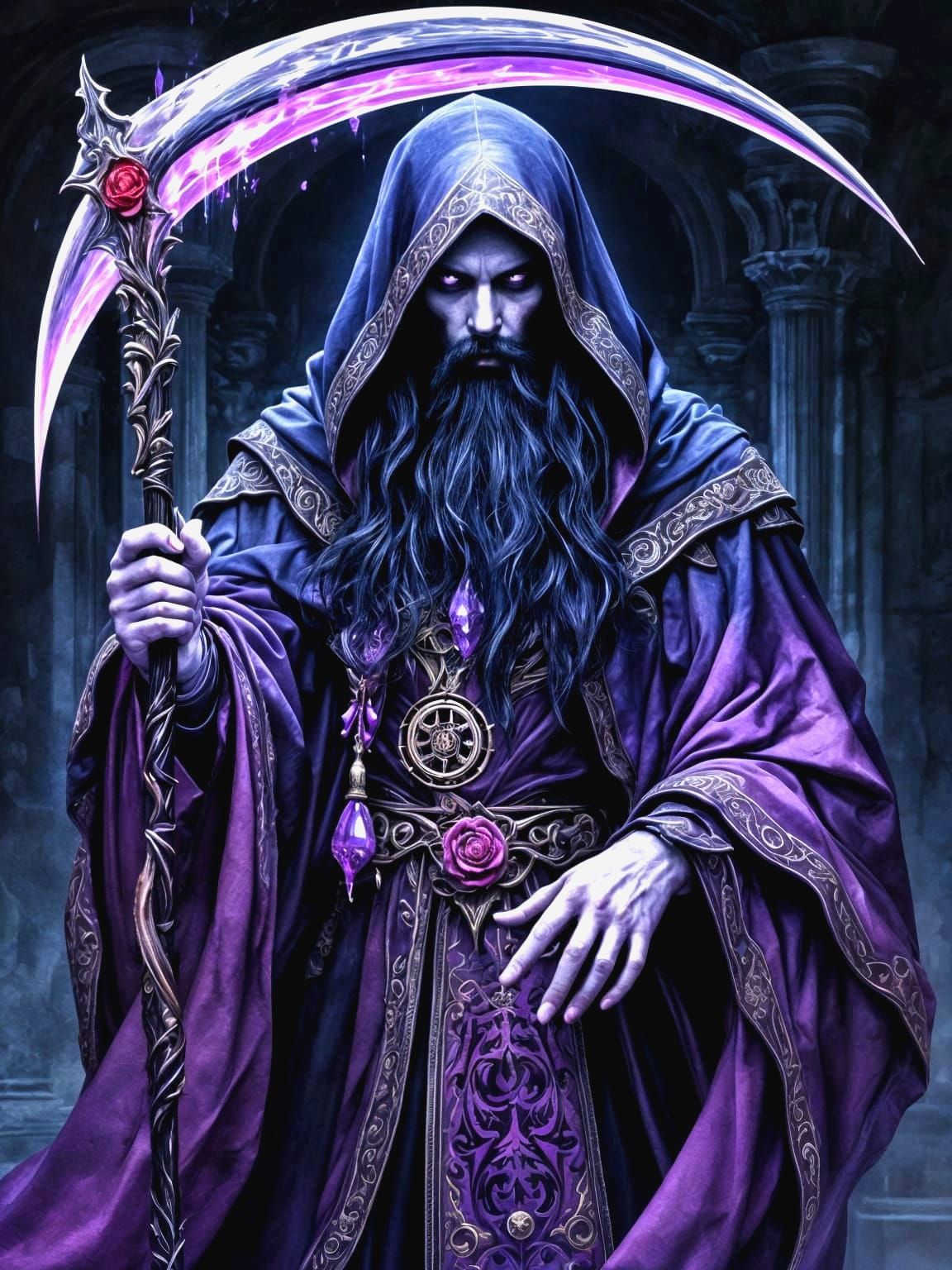 A Spiritist Wizard of the purple order