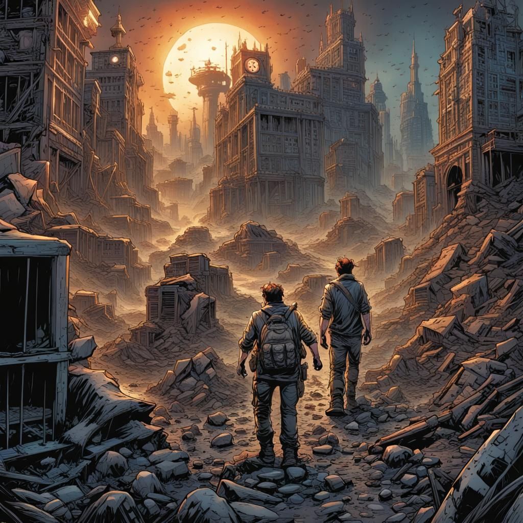 Post-Apocalyptic Wonderland: Midnight Countdown in Comic Art