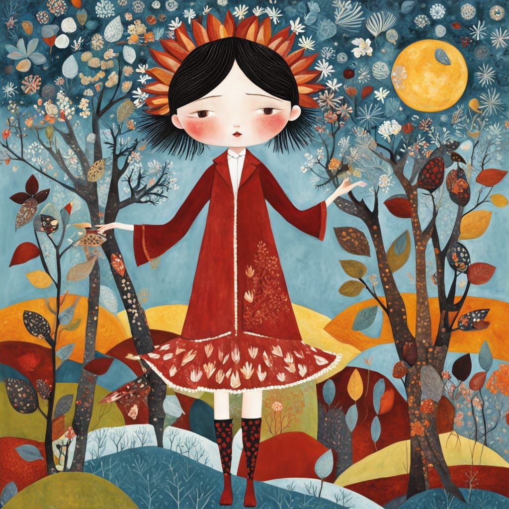 Abstract Portraiture in Contemporary Art Style