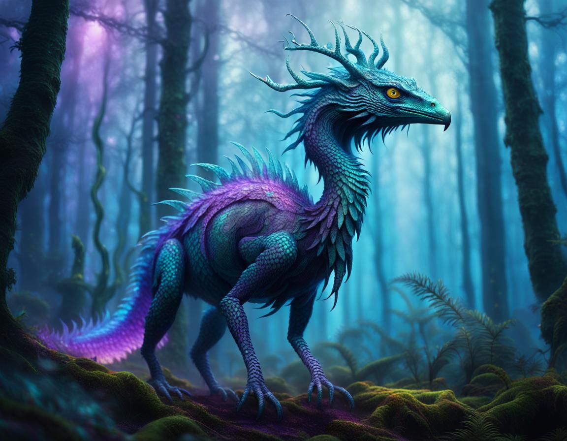 Majestic Dragon of Iridescent Splendor