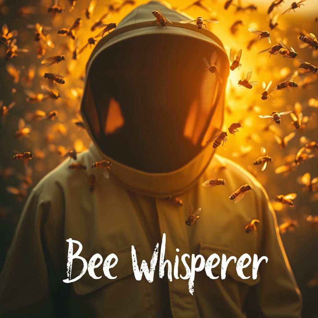 Mystical Beekeeper in Golden Light