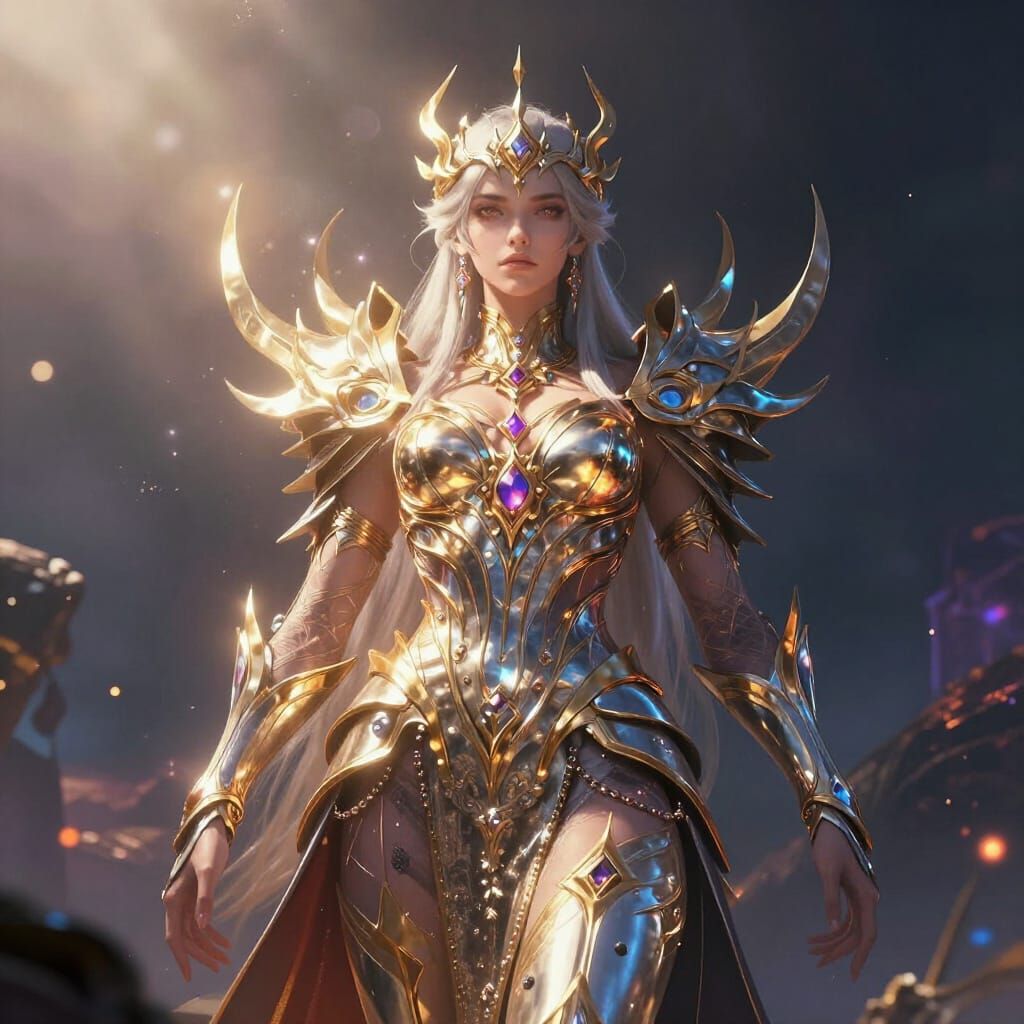 Epic Cinematic Digital Matte Painting with Light Reflections