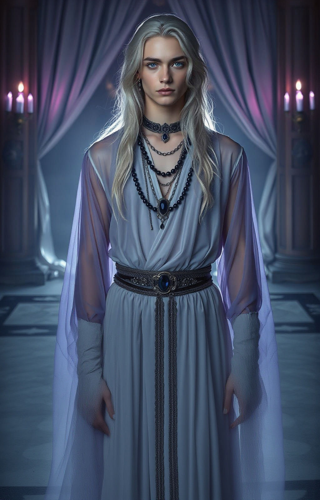Ethereal Prince Portrait in High Fantasy Style