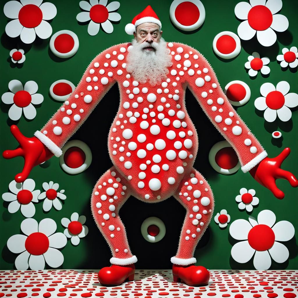 Hideous Mr. Bean Santa Monster Hybrid