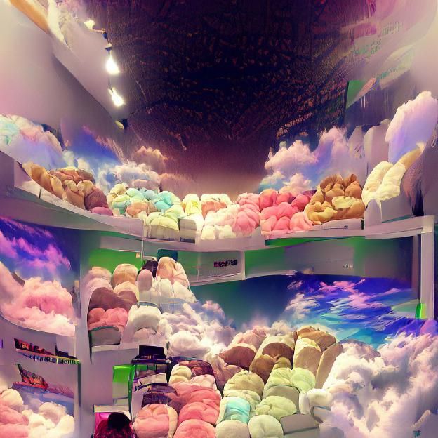 Peaceful Sky with Sunlight and Clouds