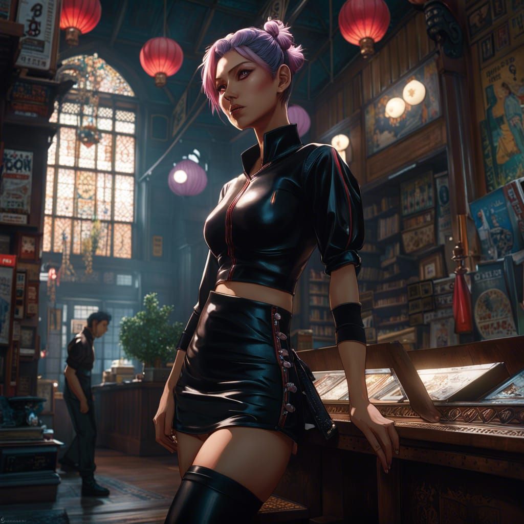 Kugisaki Nobara: Hyperdetailed Fantasy Art Portrait