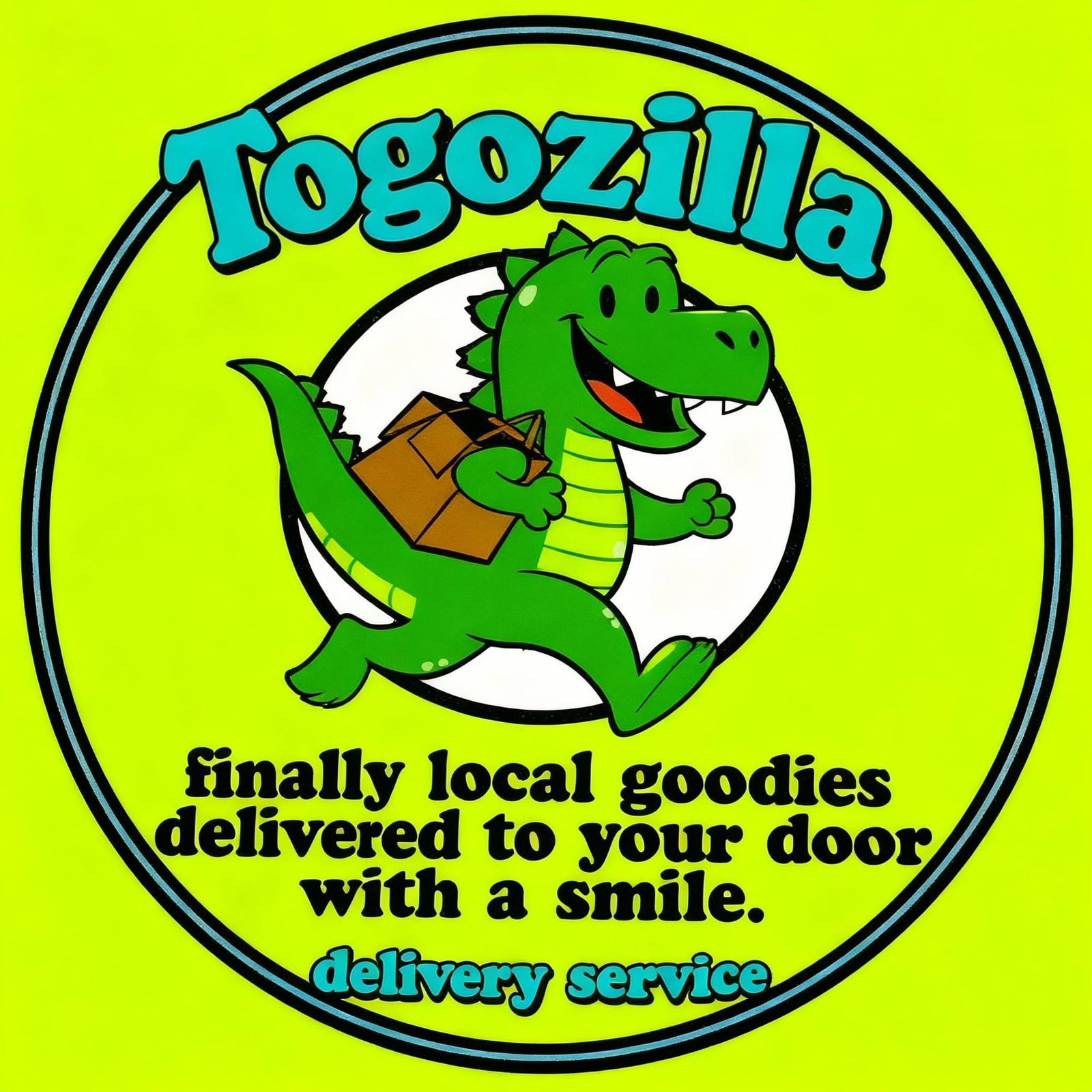 Modern Circle Logo for Delivery and Ride Services