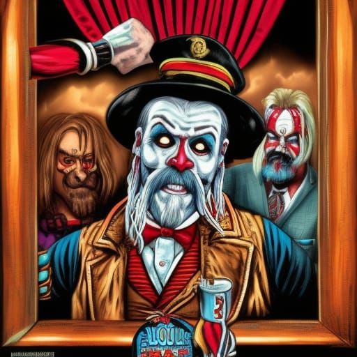 Captain Spaulding Visits Disneyland: Comic Book Art
