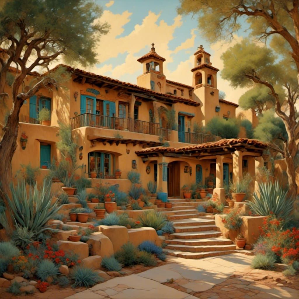 Villa Sunset in Americana Style