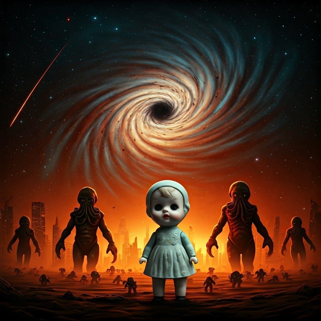 Eldritch Horror Unveiled in Blood-Red Skies