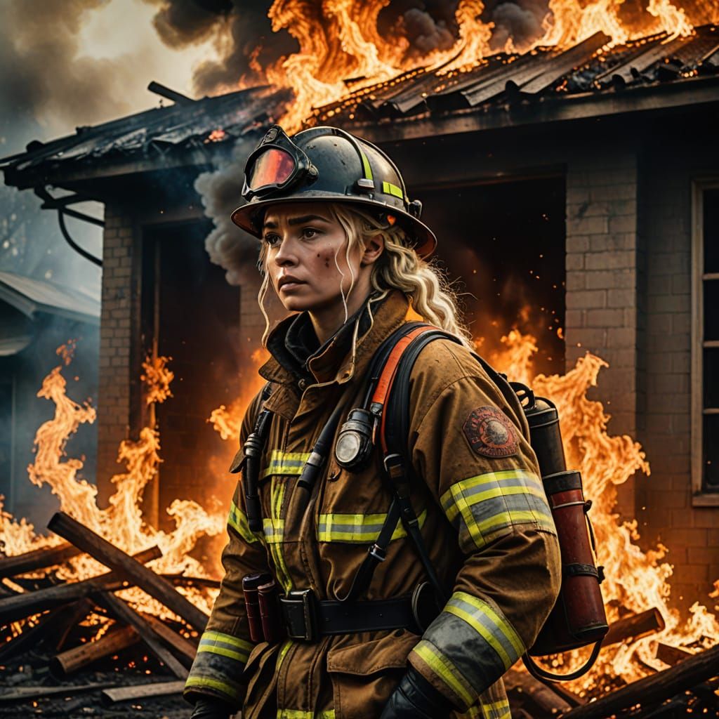 Determined Firefighter: Daenerys Targaryen Saves the Day