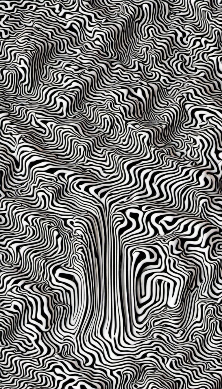 Abstract 3D Liquid Contrast Background