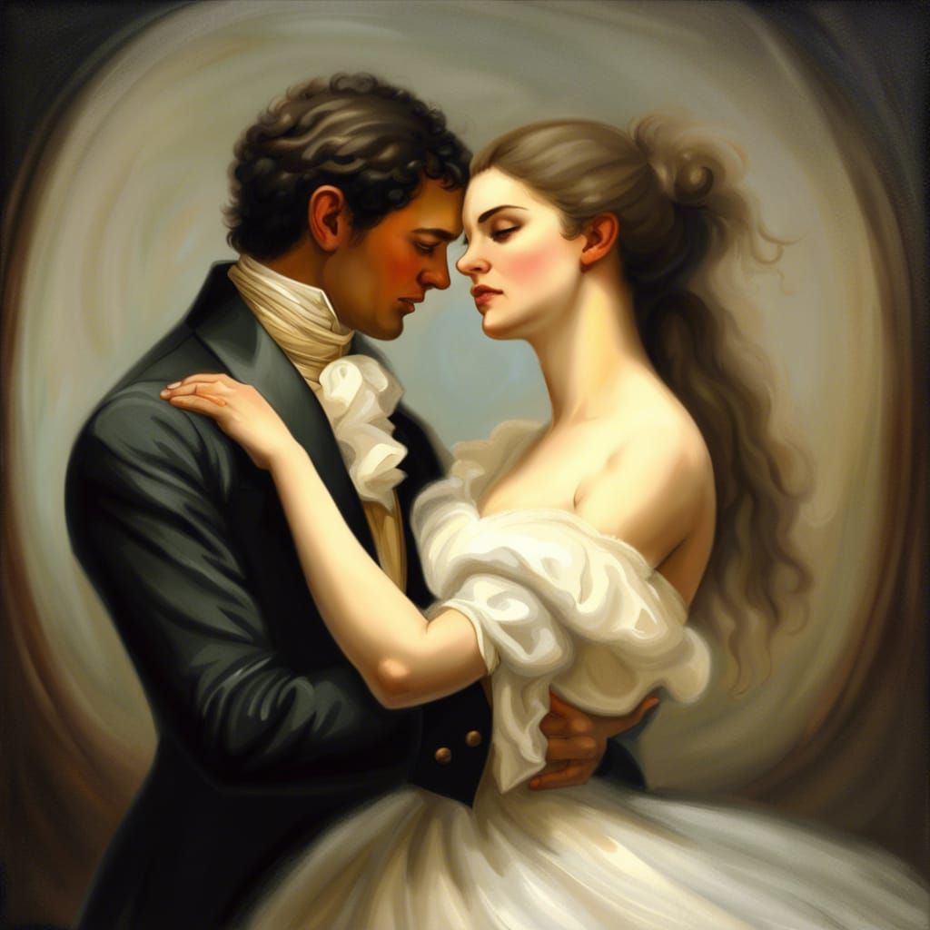 Ballroom Waltz: XVIII Century Digital Painting