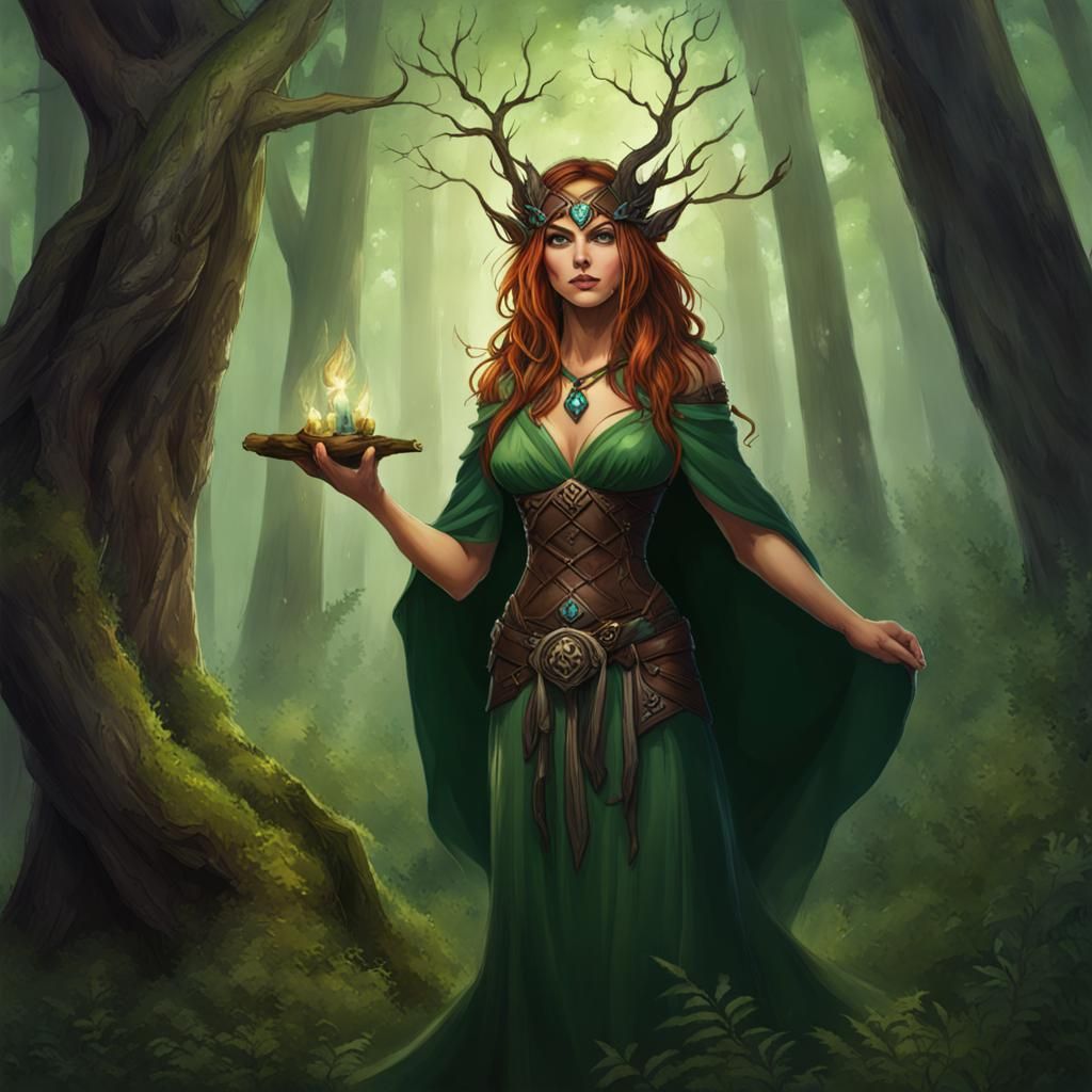 Mystical Forest Sorceress