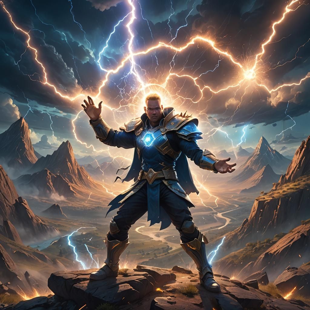 Clod Throws Electricity on Mystical Land