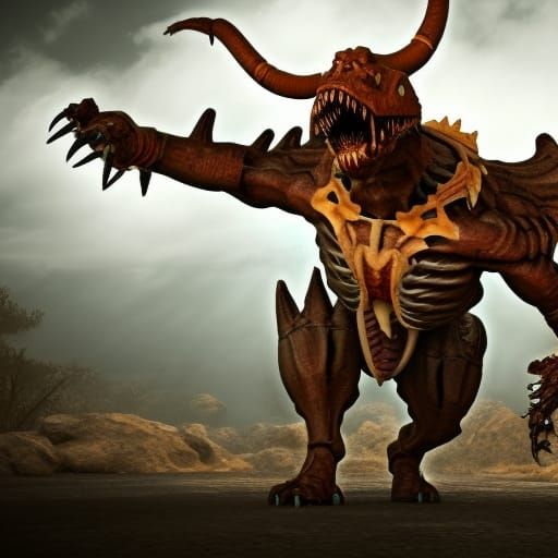 Deathclaw in JoJo's Bizarre Adventure Pose