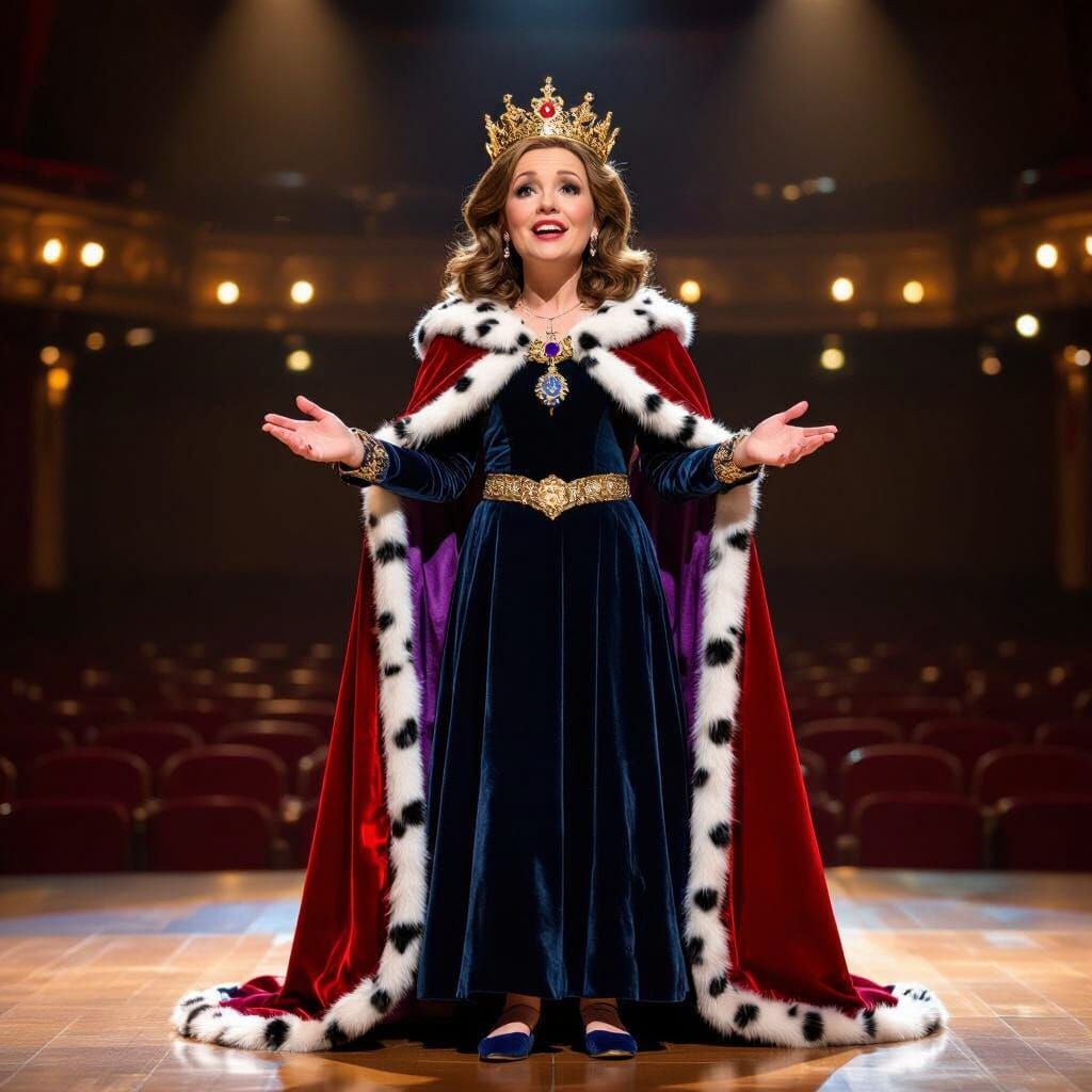 Queen Doris Sings ABBA on Stage in Royal Gown