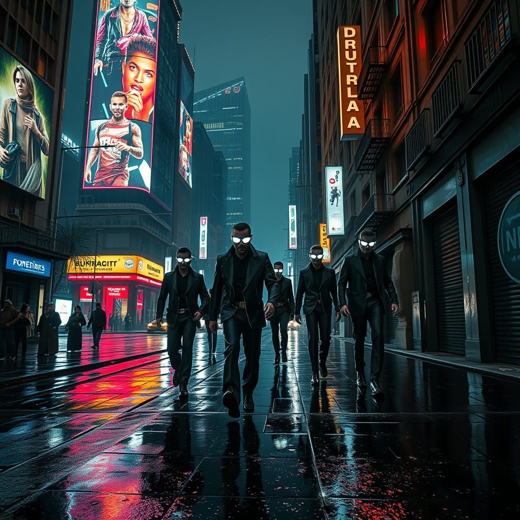 Cyberpunk Dystopia in Cataluña: Soulless Elite in Gaudy Metr...