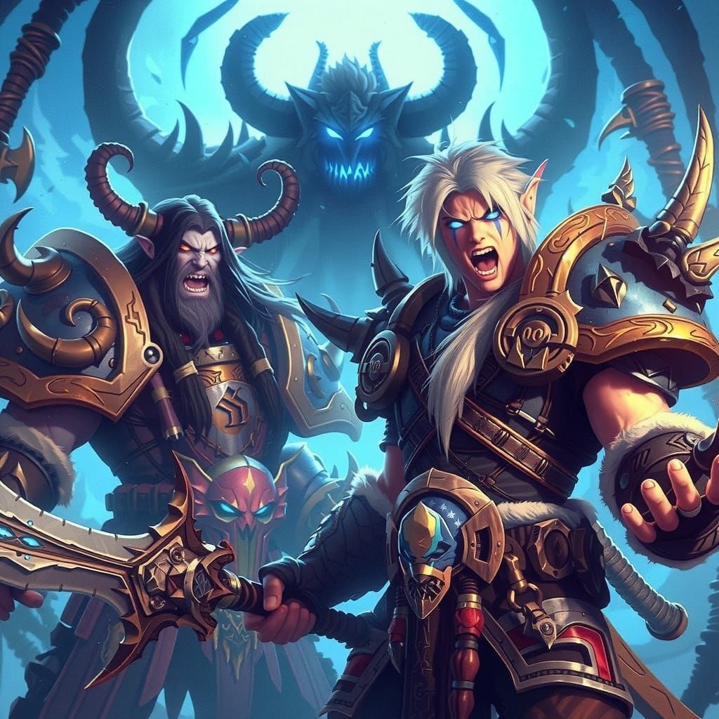 Warrior Legion in Frazetta-Inspired Fantasy Art