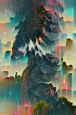 Godzilla Emerges from Jungle