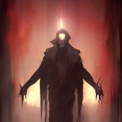 Sinister Last Unicorn by Rutkowski Style