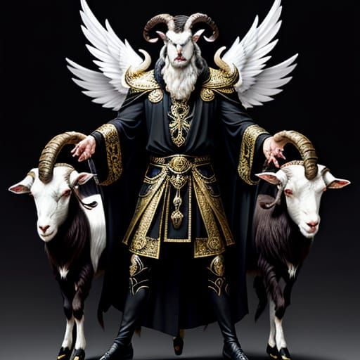 Balance between Metatron the angel and Asmodeus the clothed ...