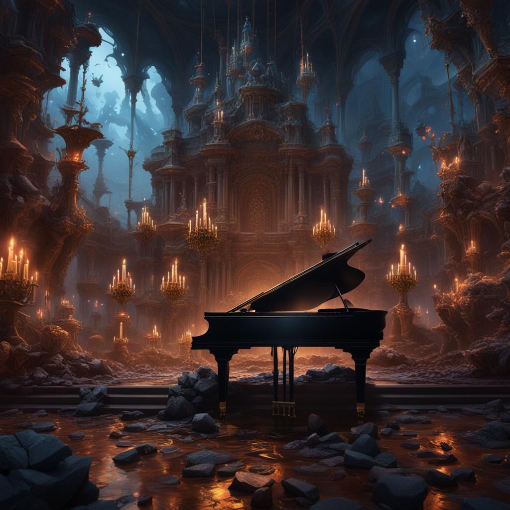 String Ensemble: Last Breaths in Detailed Matte Painting