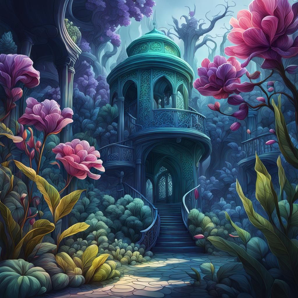 delicacy and precision of botanical ink drawings, using shades and lines to enhance the beauty of plant life.