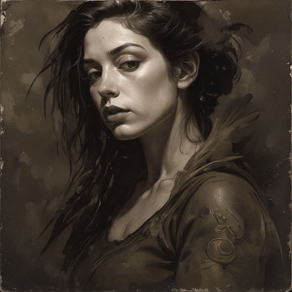 High Gothic Dark Fantasy Portrait