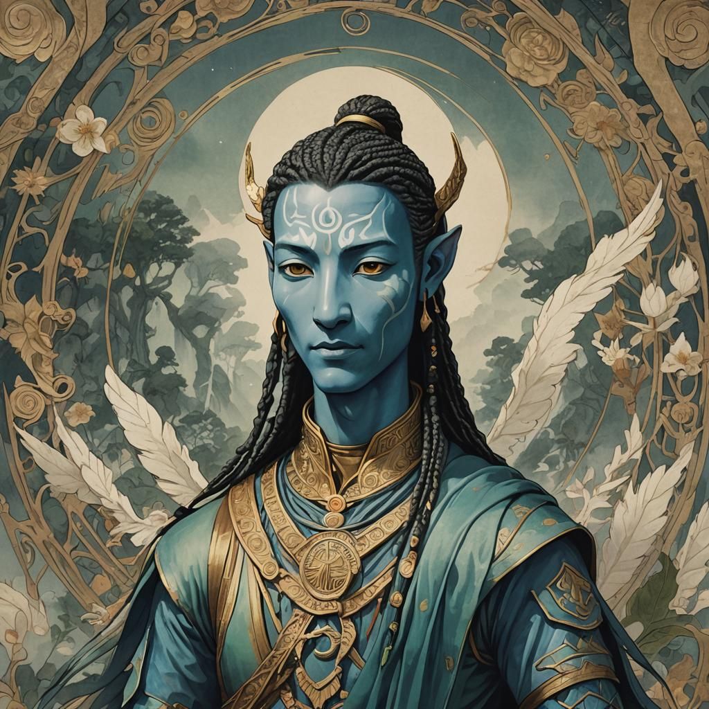 Serene Avatar of Peace and Tranquility